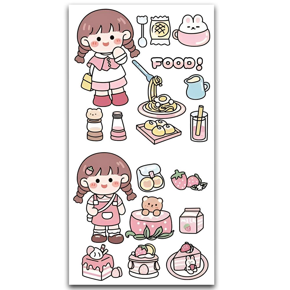 Cute Korean Girl Sticker MS-022