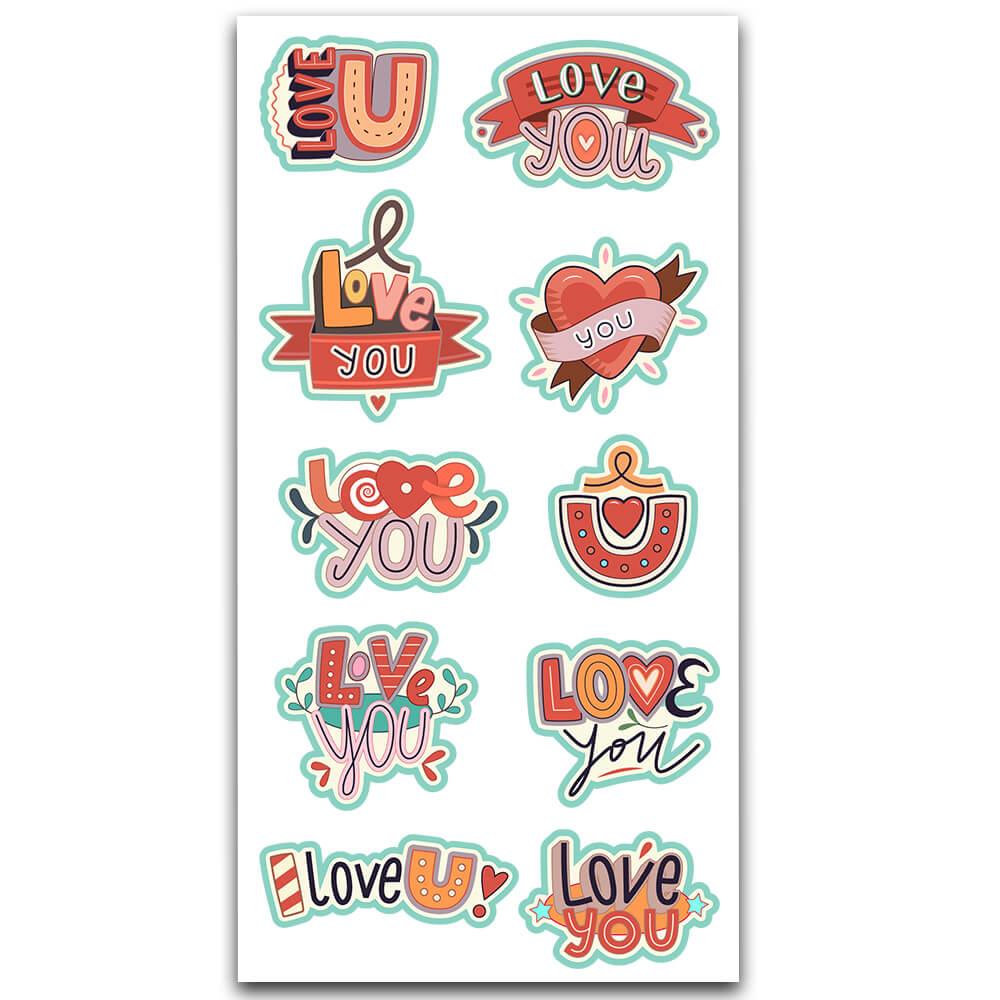I Love You Sticker MS-080