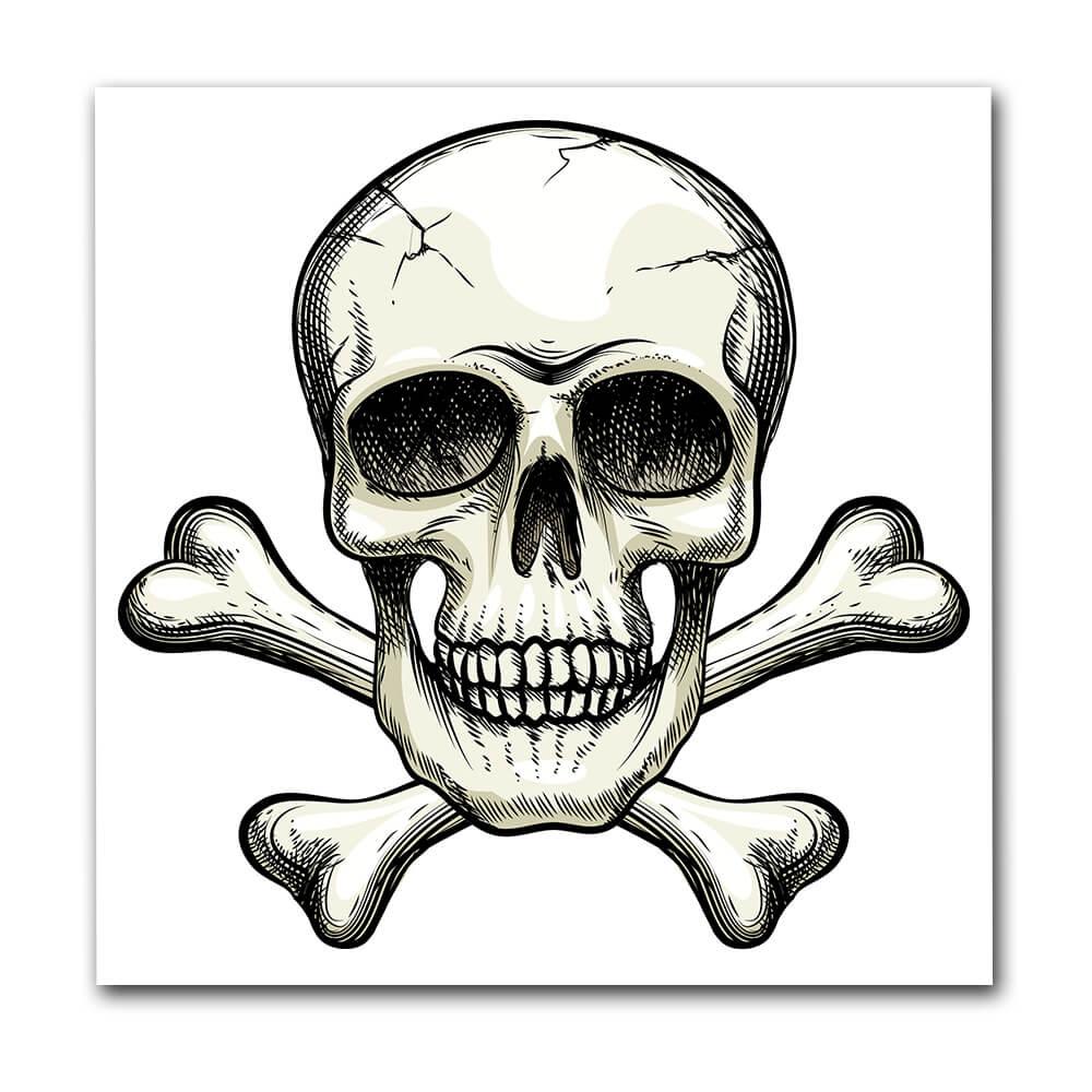 Kurukafa Sticker Skull TS-005