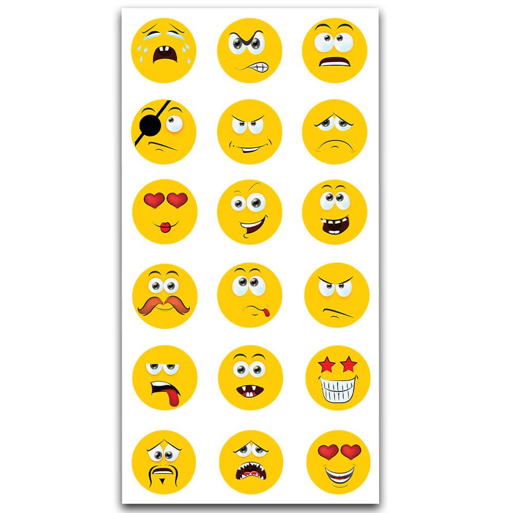 Sarı Emojiler Sticker MS-090