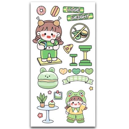 Cute Korean Girl Sticker MS-005