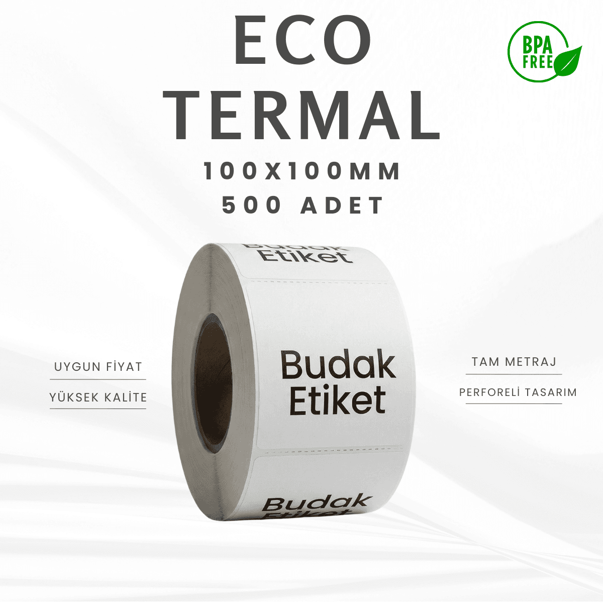 100x100 Eco Termal Barkod Etiketi